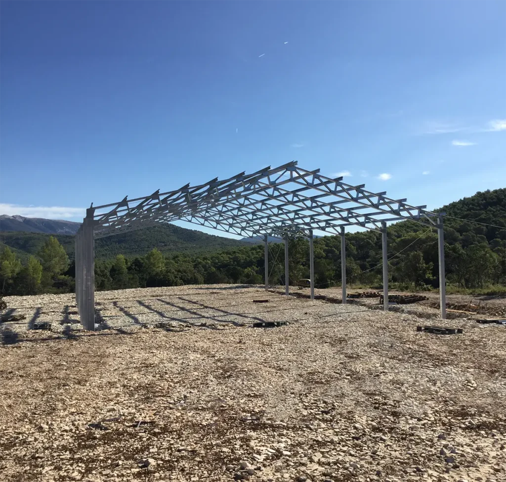 charpente galvanisee modele poutre