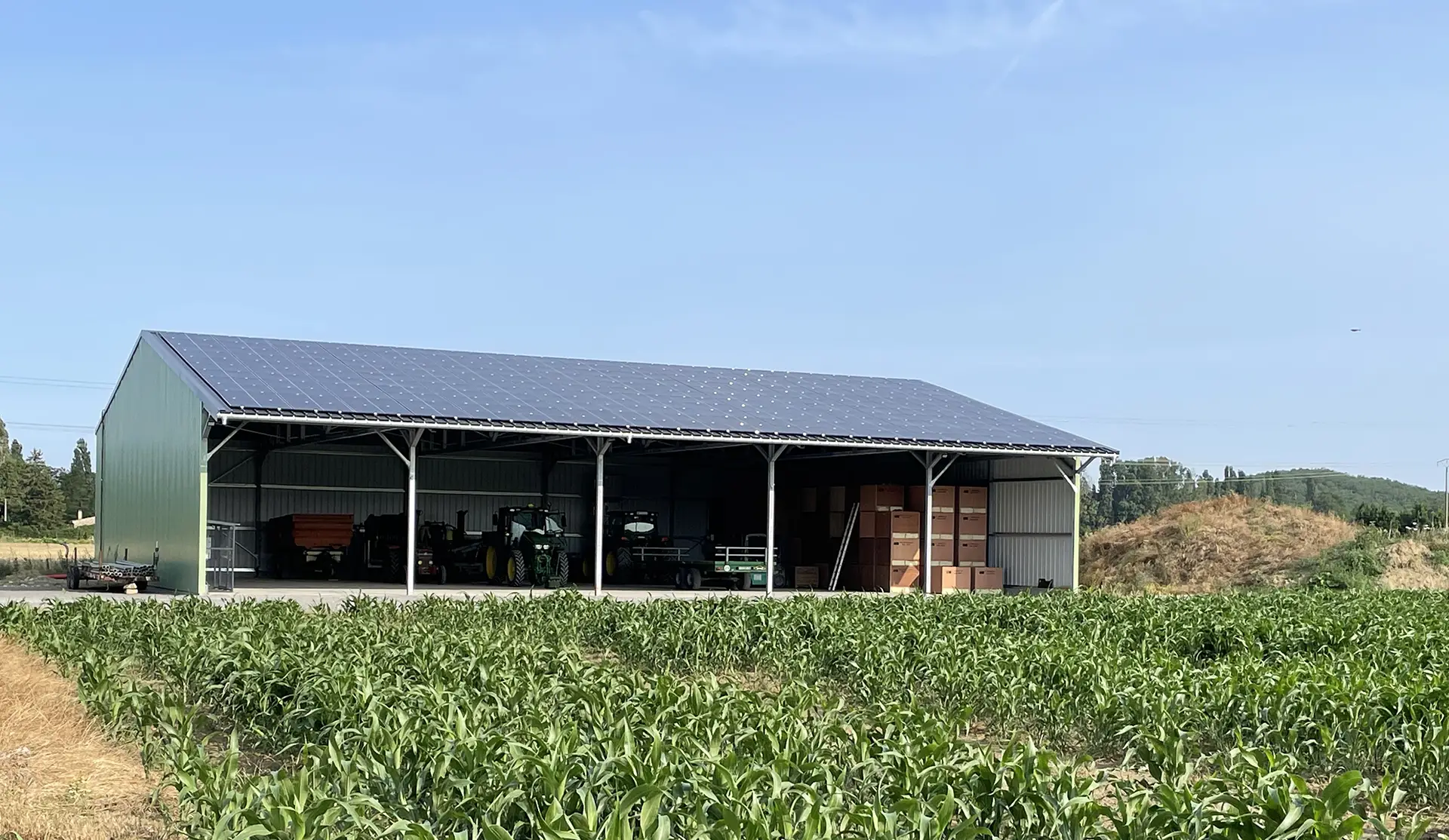 hangar stockage photovoltaique